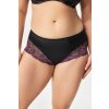 Fluide Francúzske nohavičky Rosenoir so zvýšeným pásom čierno-ružová 40