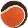 Obrovská, tvrdá, farebná tenisová loptička pre psy – 12 cm, oranžová