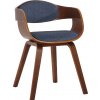 Design-Shop King látka drevené nohy orech Hnedá