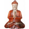 Ručne vyrezávaná socha Buddhu - Modliaci Buddha 30cm