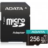 ADATA V30S/micro SDXC/256GB/UHS-I U3 / Class 10/+ Adaptér AUSDX256GUI3V30SA2-RA1