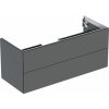 GEBERIT KÚPEĽNE Skrinka pod umývadlo ONE, s 2 zásuvkami, 118,4cm, 50,4cm, 47cm, láva, 505.265.00.3