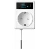 IMMAX NEO SMART chytrá vnitřní zásuvka s teploměrem bez kolíku (typ F)/ 16A/ Wi-Fi/ TUYA/ LIDL 07811L