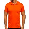 Oranžová pánska polokošeľa Bolf GD02