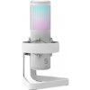Kondenzátorový mikrofón Endorfy Axis Streaming Onyx White s podsvietením (EY1B007)
