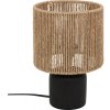Atmosphera | Atmosphera - Stolná lampa KOBY 1xE14/40W/230V konope/čierna | P6531