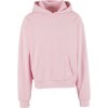 Build your Brand Mikina BY 162 s kapucí COT56016230014-soft pink Růžová světlá 4XL