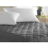 XPOSE® Prošívaný chránič matrace - tmavě šedý 60x120 cm, Prešívaný
