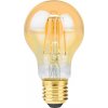NEDIS LED žárovka E27/ A60/ 4,9 W/ 220 V/ 470 lm/ 2100 K/ stmívatelná/ extra teplá bílá/ retro styl