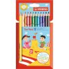 Silné trojhranné pastelky STABILO® Trio - 12 ks