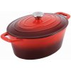 CS KOCHSYSTEME Pekáč s poklicí litinový Xanten 36 x 28 cm červený CS-075248