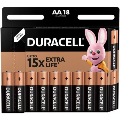Jednorazová batéria Duracell Basic alkalická batéria 18 ks (AA) (81483682)