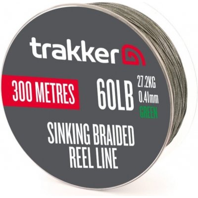 Trakker Kmeňová Šnúra Sinking Braid Reel Line 300 m 0,41 mm 27,2 kg 60 lb