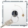Spínač na kľúč (1) 5A/250V 2-polohy (SP) biela SIMON Basic (simon)