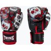 Boxerské rukavice Twins Special Fancy FBGVL3-53 Skull red/black