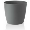 Gardenico Kvetináč Ella Twist 'n' Roll sivá 30 cm
