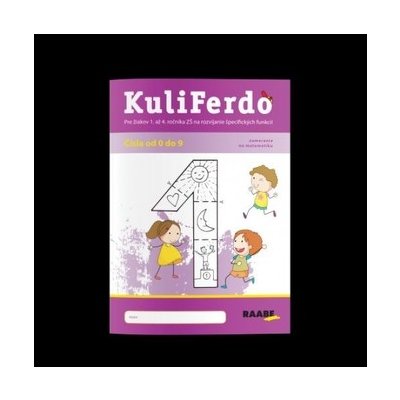 Kuliferdo - vývinové poruchy učenia - čísla od 0 po 9 - Kováčová Barbora