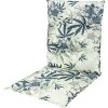 Poduška na nízke kreslo Doppler Living 48x100 cm modro-béžová