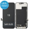 Displej Soft OLED pre iPhone 13 - Dotykové sklo + Rám, DIAGNOSTIC