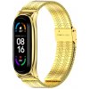 Xiaomi Mi Band 3/4/5/6 náhradný remienok - Steel Farba: Zlatá MBSCZ-5STE03