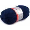 Priadza pletacia Hit 50 g - 1 ks 17 (0004) modrá tmavá