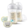 Philips Avent Natural Response 1 m+ dojčenská fľaša 2x260 ml + Ultra Air 0-6 m cumlík 2 ks