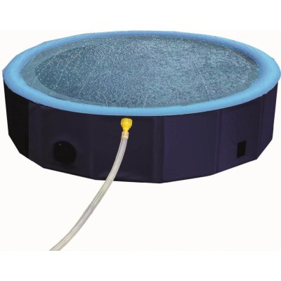 Nobby Splash Pool s postrekovačom modrý M 120 x 30 cm