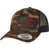 Retro Trucker Camo camo/black hnedá One Size Flexfit 4065812280220