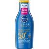 Nivea Sun Protect & Moisture OF 50+, cestovné mlieko na opaľovanie 100 ml, OF 50+