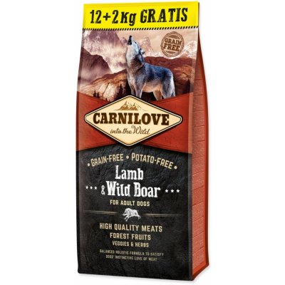 Carnilove Lamb & Wild Boar for Adult Dogs 14 kg