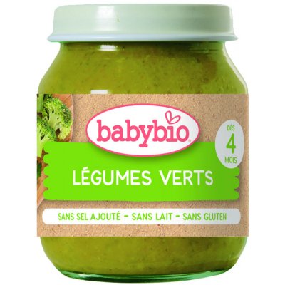 Babybio Zelená zelenina BIO 130 g