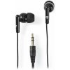 NEDIS kabelová sluchátka/ do uší/ 3,5 mm jack/ kabel 1,20 m/ černá
