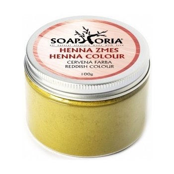 Soaphoria Bylinná farbiaca zmes na vlasy z henny - mahagónovo červená 100 g