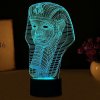 Beling 3D lampa, Faraón Tutanchamón 2, 7 farebná SMNSQ5