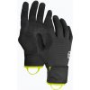 ORTOVOX Rukavice FLEECE GRID COVER GLOVE black raven - čierne Veľkosť: XL