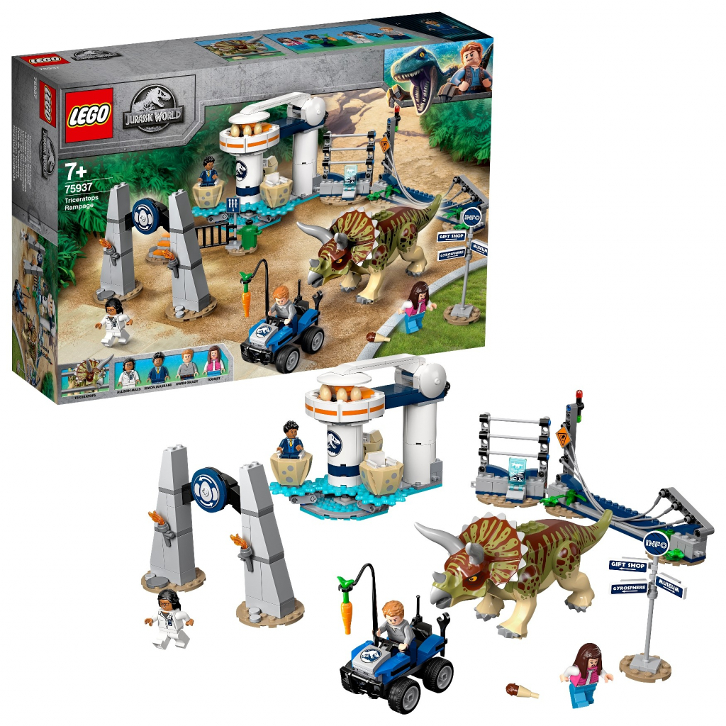 LEGO® Jurassic World 75937 Triceratopsovo besnenie od 108 € - Heureka.sk