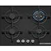 Bosch Serie 6 Plynová varná doska 60 cm Tvrdené sklo, čierna PPH6A6I10