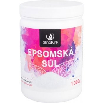 Allnature epsomská soľ Harmanček 1000 g od 4,89 € - Heureka.sk