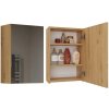 Topeshop POLA 1DL ARTISAN koupelnový doplněk Dub