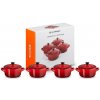 Zapekacia miska 10 cm, 250 ml, sada 4 ks, CERISE, kamenina, Le Creuset