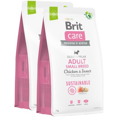 Brit Care Dog Sustainable Adult Small Breed 2 x 7 kg