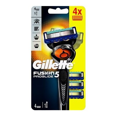 Gillette Fusion5 ProGlide + 4 ks hlavic