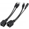 XtendLan POE-PAS, Power-over-Ethernet sada, 100Mb, čierna
