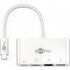 Viacportový rozbočovač USB 3.2 Gen 1, zástrčka USB-C > USB-A + USB-C + zásuvka HDMI + RJ-45, rozbočovač USB