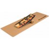 BoarderKING Indoorboard Curved, balančná doska, podložka, valec, drevo/korok (FIA2-Hawaii)