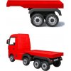 Lean Cars náves k elektrickému autíčku HL358 Mercedes Actros 105cm x 575cm x 325cm bielá