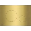 AlcaPlast TURN-BRASS - Ovládacie tlačítko pre WC moduly, mosadz