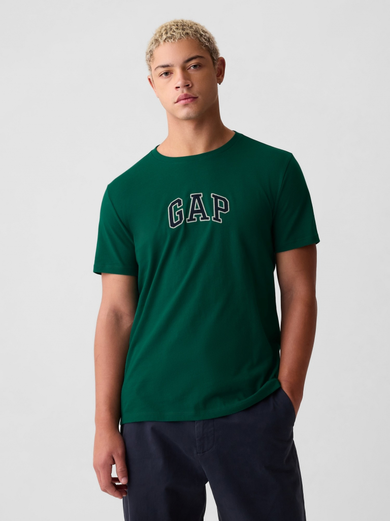 GAP Tričko s logom zelené XS zelené