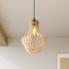 Závesná lampa Envostar Floj, brezová preglejka, Ø 30 cm - LW626014161