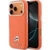 Karl Lagerfeld Case iPhone 17 Pro s MagSafe Klhmp17L6Pfkclo ( Pu Fw W/ K&C Head Pin) Orange